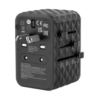VERBATIM Adaptor de călătorie universal încărcător UTA-05 GaN III, 65W