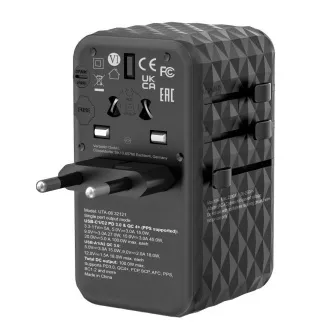 VERBATIM Încărcător universal de călătorie UTA-06 GaN III, 100W
