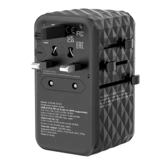 VERBATIM Încărcător universal de călătorie UTA-06 GaN III, 100W