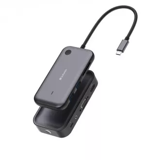 Adaptor de afișare VERBATIM WDA-01 Partajați ecranul meu 1080P, hub USB-C