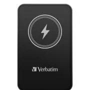 Baterie externă VERBATIM Charge 'n' Go, magnetică, 5000 mAh, USB-C, neagră