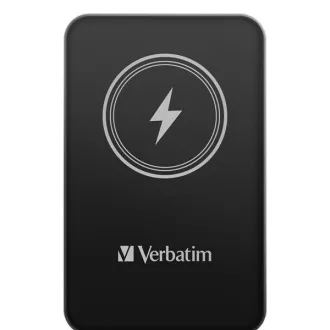 Baterie externă VERBATIM Charge 'n' Go, magnetică, 5000 mAh, USB-C, neagră