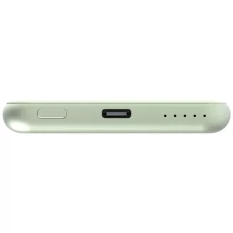 Baterie externă VERBATIM Charge 'n' Go, magnetică, 5000 mAh, USB-C, verde Baterie externă VERBATIM Charge 'n' Go, magnetică, 5000 mAh, USB-C, verde