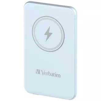 Baterie externă VERBATIM Charge 'n' Go, magnetică, 5000 mAh, USB-C, albastră