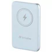 VERBATIM Powerbank Charge 'n' Go, magnetic, 10000 mAh, USB-C, albastru