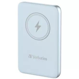 VERBATIM Powerbank Charge 'n' Go, magnetic, 10000 mAh, USB-C, albastru