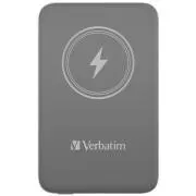 Baterie externă VERBATIM Charge 'n' Go, magnetică, 10000 mAh, USB-C, gri