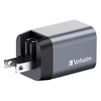 Încărcător de rețea VERBATIM GaN GNC-35, 35W, 1x USB-C, 1x USB Încărcător de rețea VERBATIM GaN GNC-35, 35W, 1x USB-C, 1x USB