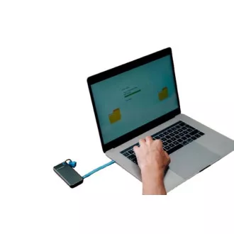 SSD extern VERBATIM 1TB Pocket USB3.2 Gen 2, negru/albastru