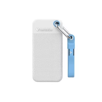 SSD extern VERBATIM de buzunar 2TB, USB-C, alb