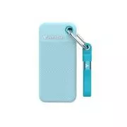 SSD extern VERBATIM de buzunar 1TB, USB-C, albastru