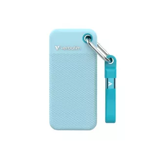 SSD extern VERBATIM de buzunar 2TB, USB-C, albastru
