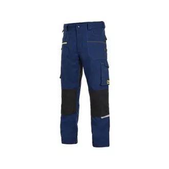 Pantaloni CXS STRETCH, bărbați, albastru închis-negru, mărimea 46 Pantaloni CXS STRETCH, bărbați, albastru închis-negru, mărimea 46