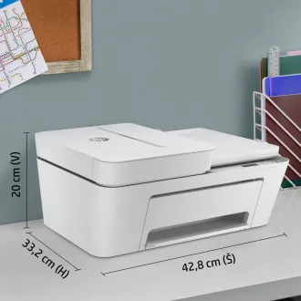 HP All-in-One Deskjet 4120e HP + (A4, 8, 5/5, 5 ppm, USB, Wi-Fi, BT, imprimare, scanare, copiere, ADF) HP All-in-One Deskjet 4120e HP + (A4, 8, 5/5, 5 ppm, USB, Wi-Fi, BT, imprimare, scanare, copiere, ADF)
