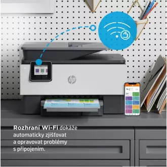 HP All-in-One Officejet Pro 9010e HP + (A4, 22 ppm, USB 2.0, Ethernet, Wi-Fi, imprimare, scanare, copiere, FAX, duplex, ADF)