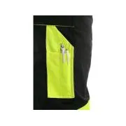 Pantaloni cu talie CXS SIRIUS BRIGHTON, 170-176cm, negru-galben, marimea 44