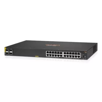Switch HPE Aruba Networking CX 6000 24G Clasa 4 PoE 4SFP 370W RENOVE R8N87A