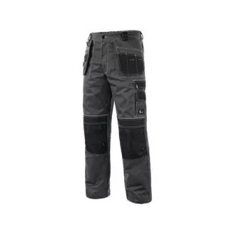 Pantaloni cu talie CXS ORION TEODOR PLUS, barbati, gri-negru, marimea 56