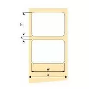 Etichete termice OEM 100 mm x 150 mm etichete termice, preț pentru 500 buc, fără BPA