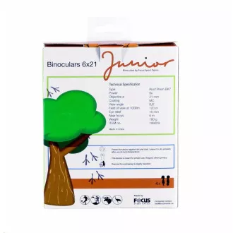 Binoclu Focus Junior 6x21 albastru/gri Binoclu Focus Junior 6x21 albastru/gri