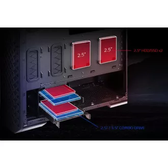 Carcasă ADATA XPG DEFENDER PRO Mid-Tower, fără sursă de alimentare, ventilator 3x 120mm ARGB, negru Carcasă ADATA XPG DEFENDER PRO Mid-Tower, fără sursă de alimentare, ventilator 3x 120mm ARGB, negru