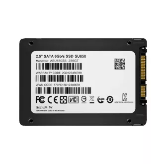 ADATA SSD 256GB Ultimate SU650SS 2, 5" SATA III 6Gb/s (R:520/ W:450MB/s)