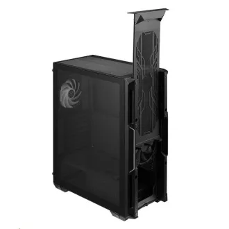 Carcasă ADATA XPG STARKER AIR Mid-Tower, fără sursă de alimentare, 1x 120mm + 1x 120mm ARGB, Negru