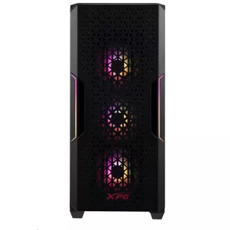 Carcasă ADATA XPG STARKER AIR Mid-Tower, fără sursă de alimentare, 1x 120mm + 1x 120mm ARGB, Negru