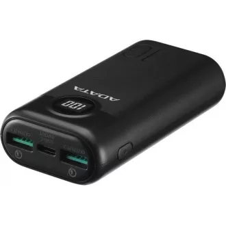 ADATA PowerBank AP10000 - baterie externă pentru mobil/tabletă 10000mAh, negru (37Wh) USB-C ADATA PowerBank AP10000 - baterie externă pentru mobil/tabletă 10000mAh, negru (37Wh) USB-C