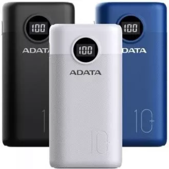 ADATA PowerBank AP10000 - baterie externă pentru mobil/tabletă 10000mAh, alb (37Wh) USB-C