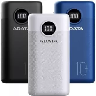 ADATA PowerBank AP10000 - baterie externă pentru mobil/tabletă 10000mAh, alb (37Wh) USB-C ADATA PowerBank AP10000 - baterie externă pentru mobil/tabletă 10000mAh, alb (37Wh) USB-C