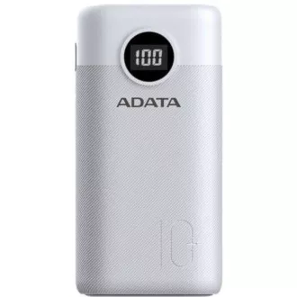 ADATA PowerBank AP10000 - baterie externă pentru mobil/tabletă 10000mAh, alb (37Wh) USB-C
