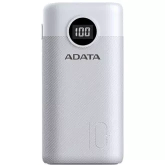 ADATA PowerBank AP10000 - baterie externă pentru mobil/tabletă 10000mAh, alb (37Wh) USB-C ADATA PowerBank AP10000 - baterie externă pentru mobil/tabletă 10000mAh, alb (37Wh) USB-C