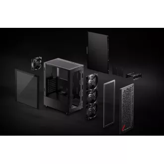 Carcasă ADATA XPG VALOR AIR Mid-Tower, fără sursă de alimentare, ventilator 4x 120mm, negru Carcasă ADATA XPG VALOR AIR Mid-Tower, fără sursă de alimentare, ventilator 4x 120mm, negru