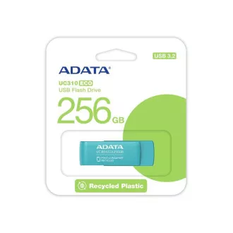 ADATA Flash Drive 256GB UC310E ECO, USB 3.2, albastru ADATA Flash Drive 256GB UC310E ECO, USB 3.2, albastru
