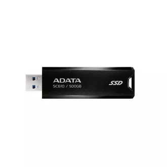 SSD extern ADATA 500GB SC610, USB-A 3.2, negru