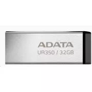 ADATA Flash Drive 128GB UR350, USB 3.2 Dash Drive, negru metalic