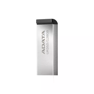 ADATA Flash Drive 128GB UR350, USB 3.2 Dash Drive, negru metalic