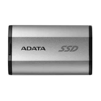 ADATA SSD extern 2TB SD810 USB 3.2 USB-C, argintiu