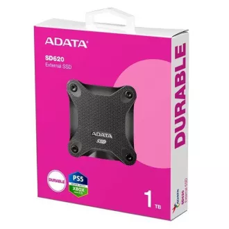 SSD extern ADATA 1TB SD620, USB Micro-B, USB 3.2 Gen 2, R:520/W:460MB/s, negru