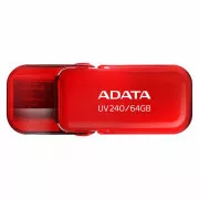 ADATA Flash Disk 64GB UV240, USB 2.0, roșu