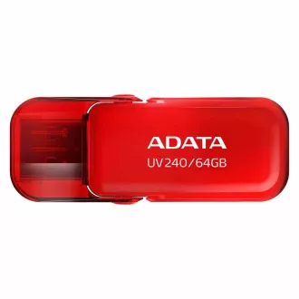 ADATA Flash Disk 64GB UV240, USB 2.0, roșu
