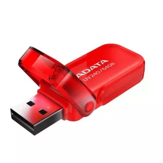 ADATA Flash Disk 64GB UV240, USB 2.0, roșu
