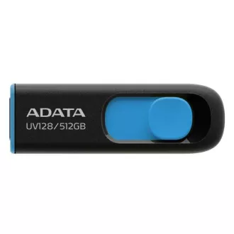 ADATA Flash Disk 512GB UV128, USB 3.2, negru-albastru