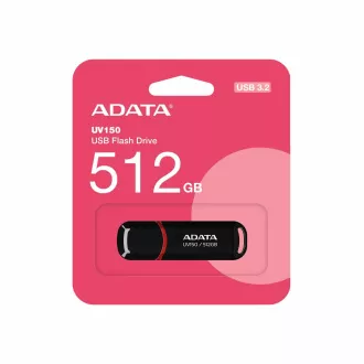 ADATA Flash Disk 512GB UV150, USB 3.2, negru