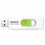 ADATA Flash Disk 256GB UV320, USB 3.2, alb-verde