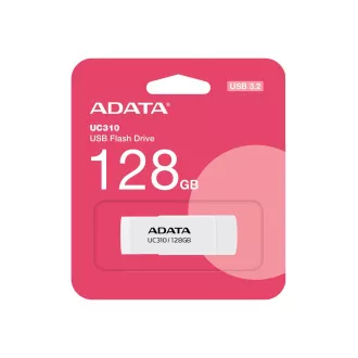 ADATA Flash Disk 128GB UC310, USB 3.2, alb
