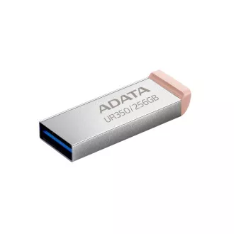 ADATA Flash Disk 256GB UR350, USB 3.2, maro argintiu