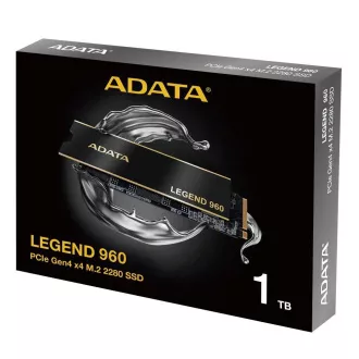 SSD ADATA 1TB LEGEND 960, PCIe Gen4 x4, M.2 2280, (R:7400/ W:6000MB/s) SSD ADATA 1TB LEGEND 960, PCIe Gen4 x4, M.2 2280, (R:7400/ W:6000MB/s)