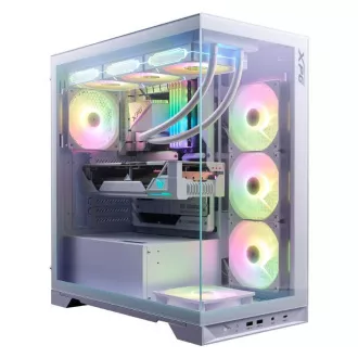 Carcasă ADATA XPG INVADER X BTF Mid-Tower, fără sursă de alimentare, 5x ventilatoare de 120 mm, alb